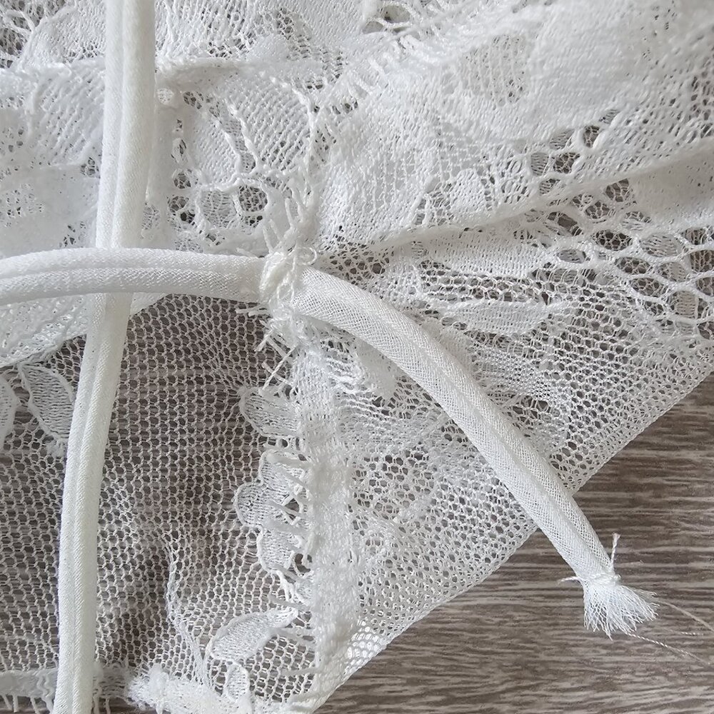 Basic White Lace Cami Slip - Picture 3 of 5